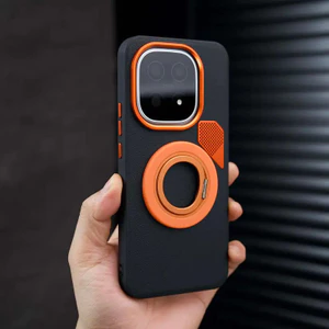 Ốp điện thoại Cho vivo iQOO 15 Sang Trọng Matte Da PU Nam Châm Từ Tính Ốp điện thoại Cho vivo iQOO 15 Sạc Không Dây Cản Funda