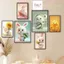 Bộ 6 Tranh Dán Tường 12 Con Giáp,Trang Trí Phòng Ngủ Siêu Cute, Phòng Khách, Phòng Học Tập,Phòng Trọ