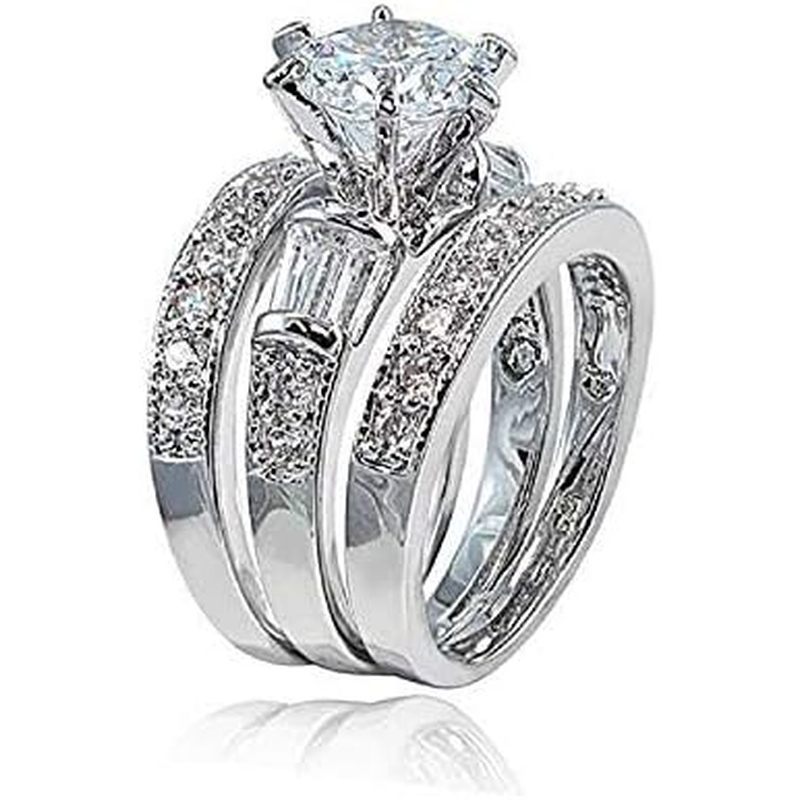 Women's 925 Silver Engagement Ring by 1jixinY3.vn
