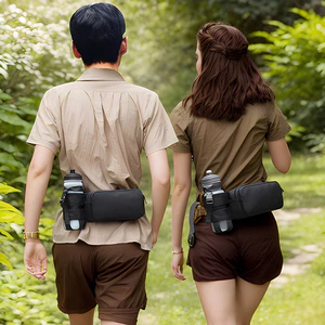 Phong Cách Hàn Quốc Chạy Bộ Thể Thao Túi Thắt Lưng Bình Nước Ngoài Trời Túi Thắt Lưng Nylon Siêu Nhẹ Chạy Bộ Túi Thắt Lưng Đi Xe Đạp Túi Điện Thoại Di Động Chống Mài Mòn