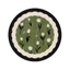Retro Fresh Green Coaster Placemat Chống trượt Chống mài mòn Chịu nhiệt độ cao