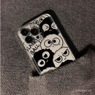 Ốp Điện Thoại Thời Trang Full Màn Hình Bánh Đen Thời Trang Thích Hợp Cho iPhone 11 12 13 pro max 14promax 14 15 16 17 promax 16promax 15promax 12pro Ốp Mềm Chống Sốc