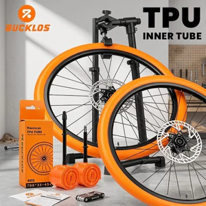 BUCKLOS 700C Xe Đạp Bên Trong Ống 700x23-45C Sỏi Xe Đạp TPU Bên Trong Lốp Bền Chống Mài Mòn Xe Đạp Đường Bộ Ống Bên Trong 45 / 65 / 80MM