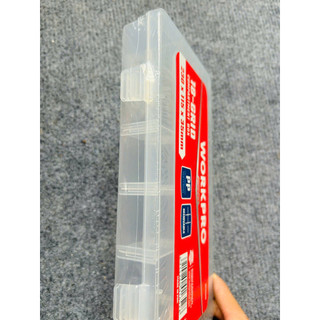 Hộp nhựa đựng linh kiện 230x115x35mm (18 ngăn) WORKPRO WP283006