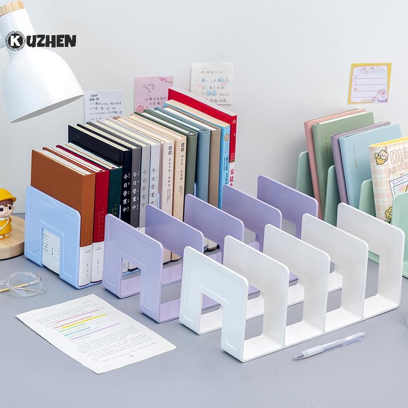 KUZHEN 4 Lưới Đa Năng Bookends Giá Để Sách Người Tổ Chức Giá Đỡ Để Bàn Kệ Sách Cho Sách Tạp Chí Tập Tin Vật Dụng Văn Phòng HOT