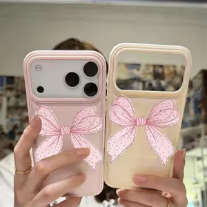 Sợi mềm bướm Trường hợp iPhone 17p phù hợp 16/1511/12 mới 13 hàng ngày 14