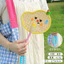 Quạt Gấp Dễ Thương Hoạt Hình Quạt Di Động Quạt Nhỏ Sinh Viên Mini Vải Bột Quạt Gấp