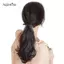 AqToCna Tóc Giả Đuôi Ngựa Nữ Lê Hoa Uốn Băng Hơi Xoăn Đuôi Ngựa Bím Tóc Giả Thời Trang Tự Nhiên Đuôi Ngựa Tóc Giả AqToCna
