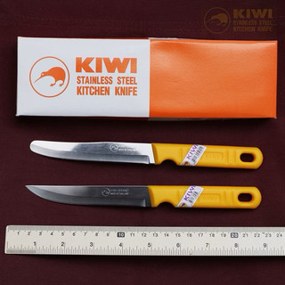 Dao Cán Vàng - Dao Cán Gỗ Hiệu Kiwi Thái Lan Chất Liệu Inox 304 Không Gỉ Mã Số 501/502
