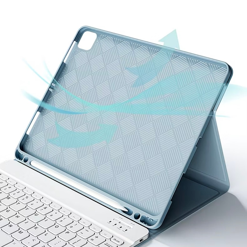 Ốp Lưng Có Bàn Phím Touchpad Cho Xiaomi Poco Pad C1 9.7 Inch 2026 Cho Redmi Pad 2 9.7 Inch 4G Wifi 9.7 "2026Mực Tròn Chuột Bluetooth Bluetooth