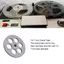 apill LICAEVEY Cuộn băng trống 1/4 7 inch cho TEAC đến Trung tâm NAB bằng nhựa ABS với 6 lỗ ghi và sửa chữa thay thế phổ biến (Màu xám)
