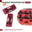 Chân gắn màu đỏ cho hệ thống phụ kiện thay thế -16-Pack
