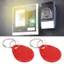 apill RFID Proximity Key Fob Fob thân thiện với môi trường Dễ dàng sử dụng cảm ứng nhạy cảm di động cho thời gian và chấm công (Màu đỏ)
