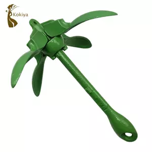 Kayak Neo Có Thể Gập Lại Di Động Kim Loại Xanh Nhỏ Gọn Thuyền Neo Cho Thuyền buồm Cao Su Thuyền Câu Cá Dinghies Xe Máy Thuyền