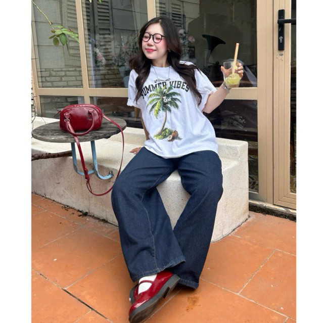 （Giao hàng 24h）Angela Áo Thun trái cây nhiệt đới MÙA HÈ - Premium Cotton 220gsm Unisex Local Brand