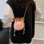 Túi móc GUSTAVA, Thiết kế bó hoa hồng phong cách Bohemian Túi ra rỗng, Túi đeo chéo dây Cotton thanh lịch du lịch
