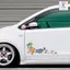 Miếng dán xe Sticker chống nước hình mèo vui nhộn dán trang trí ô tô xe máy, cửa kính, bàn tủ tường đẹp