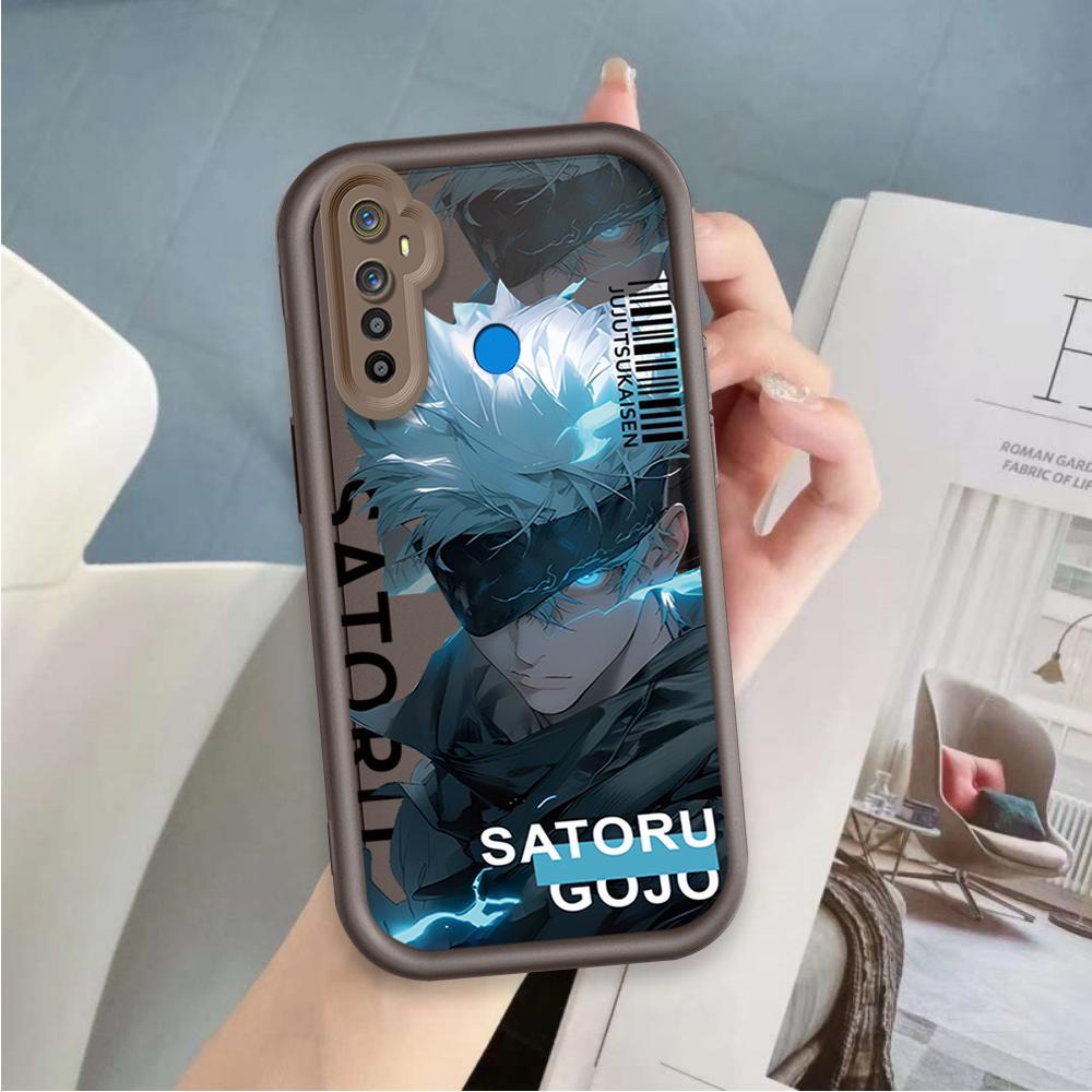 Ốp Lưng Cho Realme 5 5i 5S 6i Hoạt Hình Silicon Mềm Ốp lưng TPU Jujutsu Kaisen Anime Mắt Thiên Thần Chống Sốc Ốp Lưng