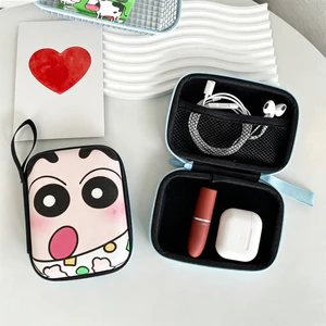 Hoạt Hình Dễ Thương Crayon Shin-Chan Túi Đựng Mỹ Phẩm Du Lịch Trang Điểm Son Môi Hộp Đựng Tampon Túi Khăn Ăn Miếng Lót Túi Bảo Quản