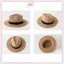 JRP Mũ Rơm Mùa Hè Nam Nữ Vành Rộng Bãi Biển Chống Tia UV Fedora Mũ Chống Nắng JRP