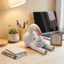 Giá đỡ điện thoại cho mèo DONOVANQQ, Đồ trang trí mèo lười bằng nhựa tinh tế, Đồ trang trí thủ công sáng tạo Mô hình mèo đáng yêu Mèo con thực tế Kệ văn phòng điêu khắc kéo dài