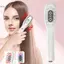 Massage Da Đầu Bằng Điện Đỏ Xanh Dương Trị Liệu Bằng Ánh Sáng LED EMS Bàn Chải Massage Chống Rụng Tóc Thuốc Da Đầu Dầu bôi
