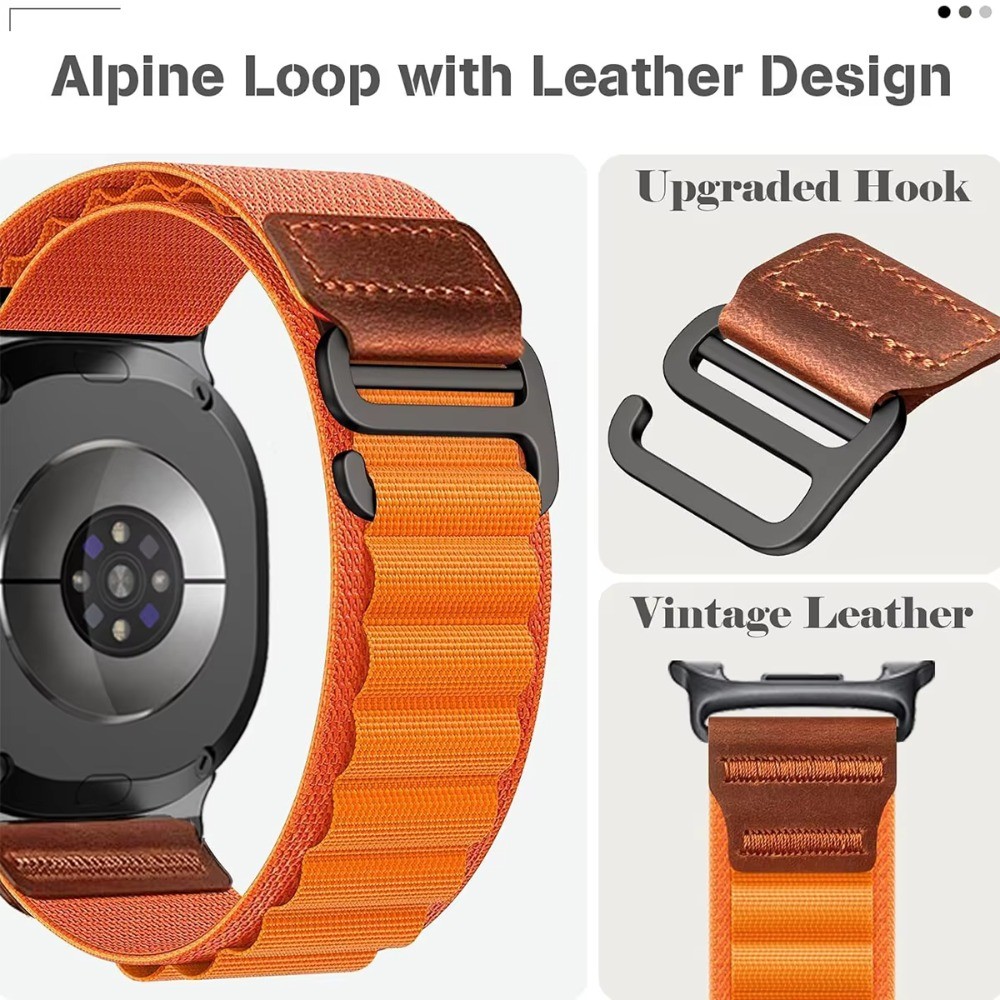 Dây đeo vòng Nylon cho Samsung Galaxy Watch 8 40mm 44mm / 8 Classic 46mm vòng tay thể thao thay thế