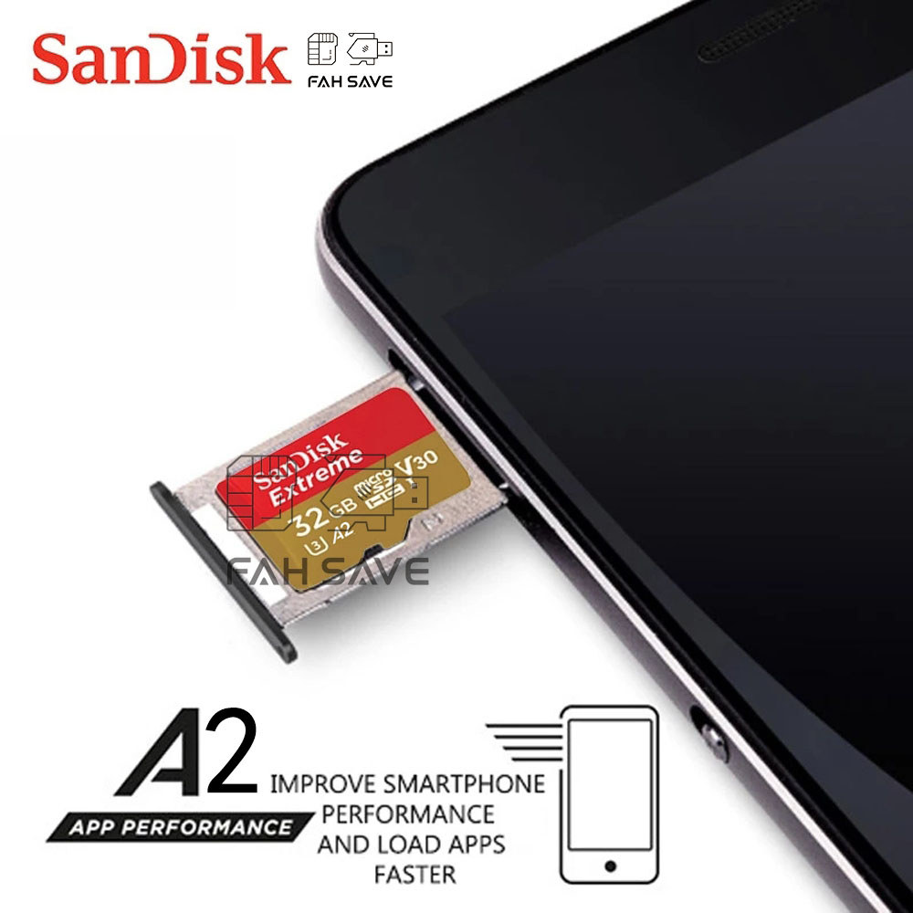 Thẻ Nhớ MicroSDXC SanDisk Extreme V30 A2 64GB - 128GB - 256GB - 512GB - 1 TB
