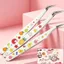 Nhíp thủ công FAVORITEGOODS, Nhíp dán chống trượt được xử lý nhiệt, Đầu cong bằng thép không gỉ Họa tiết dễ thương Nhíp chính xác Scrapbooking