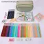 Mới Kawaii Túi Đựng Bút Chì Dung Tích Lớn Flip-top Mờ Sinh Viên Văn Phòng Phẩm Túi Bảo Quản Bé Trai Và Bé Gái Đơn Giản Văn Phòng Phẩm Hộp Bút SKY
