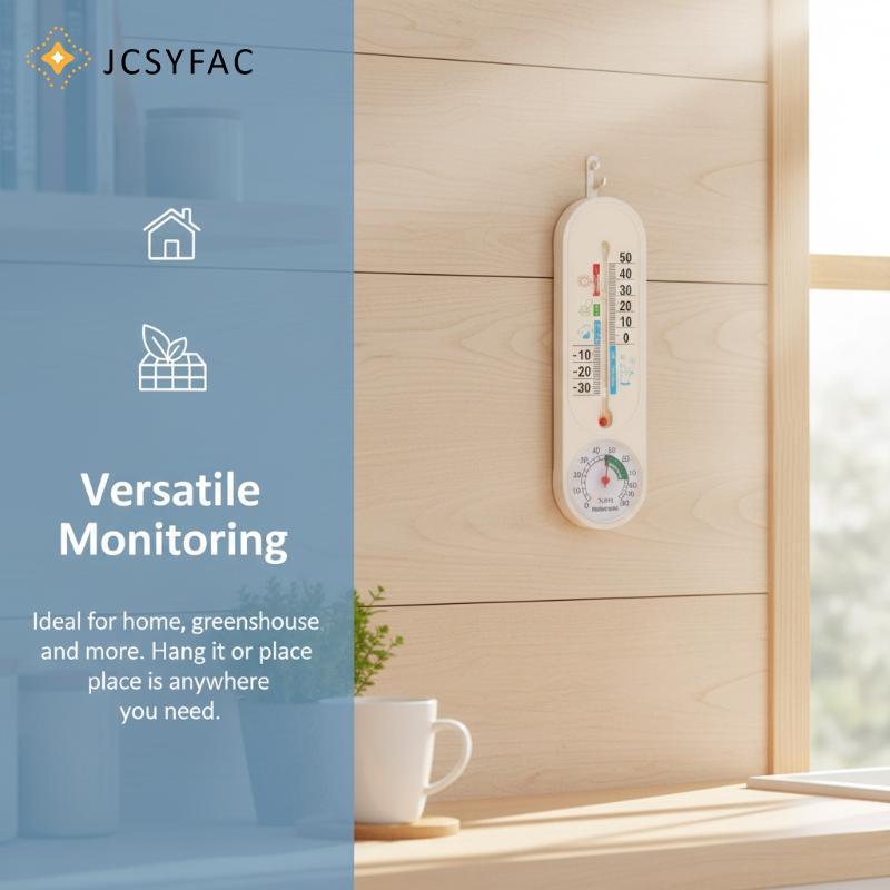 Trạm thời tiết nhiệt độ và độ ẩm tương tự đo kép JCSYFAC cho nhà trẻ mới