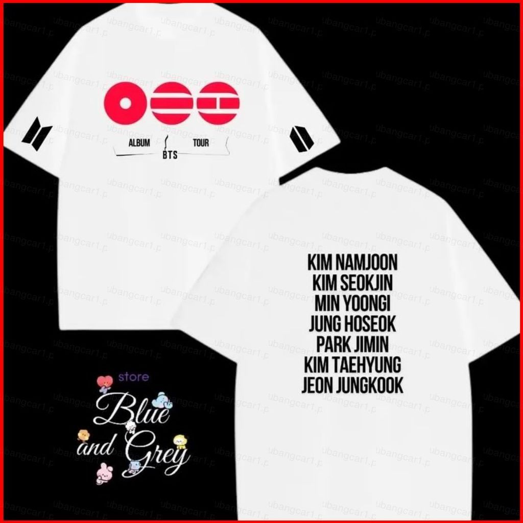 YB1 BTS LÀ TRỞ LẠI KPOP người hâm mộ quà tặng Áo thun ngắn tay áo thun 110cm-6XL BY1