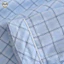 Quần ngắn tay kẻ sọc nhuộm sợi đơn giản dành cho nam Bộ đồ ngủ Cotton nguyên chất / Bộ đồ ngủ gạc đôi mùa hè / Phong cách mỏng thấm mồ hôi thoáng khí