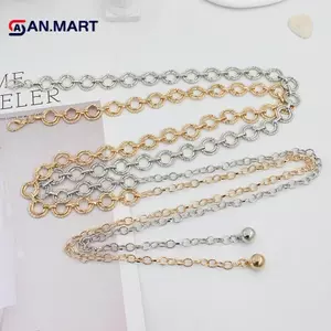 AN.MART Dây Thắt Lưng Kim Loại Thời Trang Có Thể Điều Chỉnh Cơ Thể Liên Kết Thắt Lưng Phù Hợp Với Đầm Thắt Lưng Mỏng Trang Sức Hợp Thời Trang Cho Nữ Dây Thắt Lưng Gợi Cảm Phụ Kiện VN