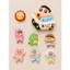 Set Charm Shin Chan Phiêu Lưu Thế Giới, Shin Lái Xe Hoạt Hình, Phi Hành Gia, Cao Bồi, Khủng Long