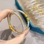 Vòng Tay Hoa 3D Chunky Phong Cách Retro Trung Quốc, Hợp Kim Không Phai, Men Thủ Công, Chống Nước, Điều Chỉnh Size 58mm