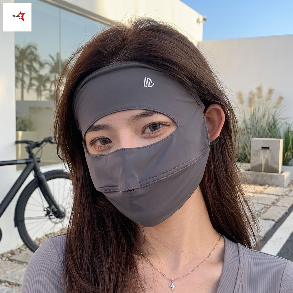 Mặt nạ chống nắng Ice Silk dành cho nữ UPF50 + Bảo vệ tia cực tím Sử dụng ngoài trời thoáng khí