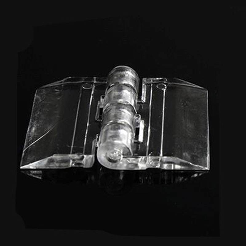 Phu 10 chiếc bản lề gấp Acrylic trong suốt bền bản lề tấm mica trong suốt 5 kích cỡ 
 VN