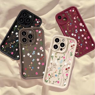 Ốp Điện Thoại Lá Hoa Cho OPPO Reno 15F 11F 12F 13F 11 12 10 13 14 15 Pro Plus 8T 6 7 8 Pro Silicone Sang Trọng Chống Va Đập Mềm Cặp Đôi Camera Bảo Vệ