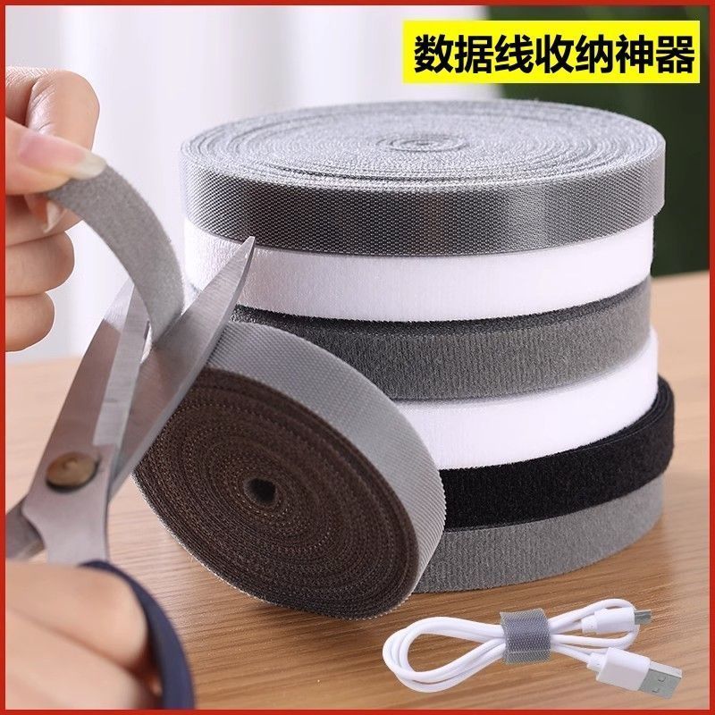 Cáp Dữ Liệu Lưu Trữ Sạc Tổ Chức Velcro Gói Đeo Cuộn Máy Tính Cố Định Bộ Sưu Tập