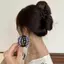 ECK Vintage Kim Cương Giả Hoa Vuốt Tóc Nữ Thời Trang Pha Lê Kẹp Tóc Kẹp Cua Đuôi Ngựa Barrette Bé Gái Phụ Kiện Tóc HOT
