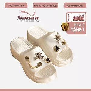 Dép lê nữ đế cao 7cm hàng QC kèm stick mang êm chân