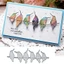 6 Trực Tuyến Độc Đáo Chim Ruồi Kim Loại Thép Carbon Cắt Khuôn Handmade DIY Album Ảnh Thiệp Chúc Mừng Cắt Chết Giấy Thủ Công Sổ Lưu Niệm Dập Nổi Khắc Bản Mẫu