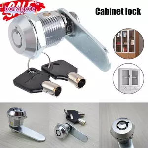 BORAGETE Khóa Để Bàn Chìa Khóa Hoa Mộc An Toàn Hộp Tiền Gửi Tập Tin Tủ Kim Loại Hộp Thư Hộp Dụng Cụ Khóa Khẩn Cấp