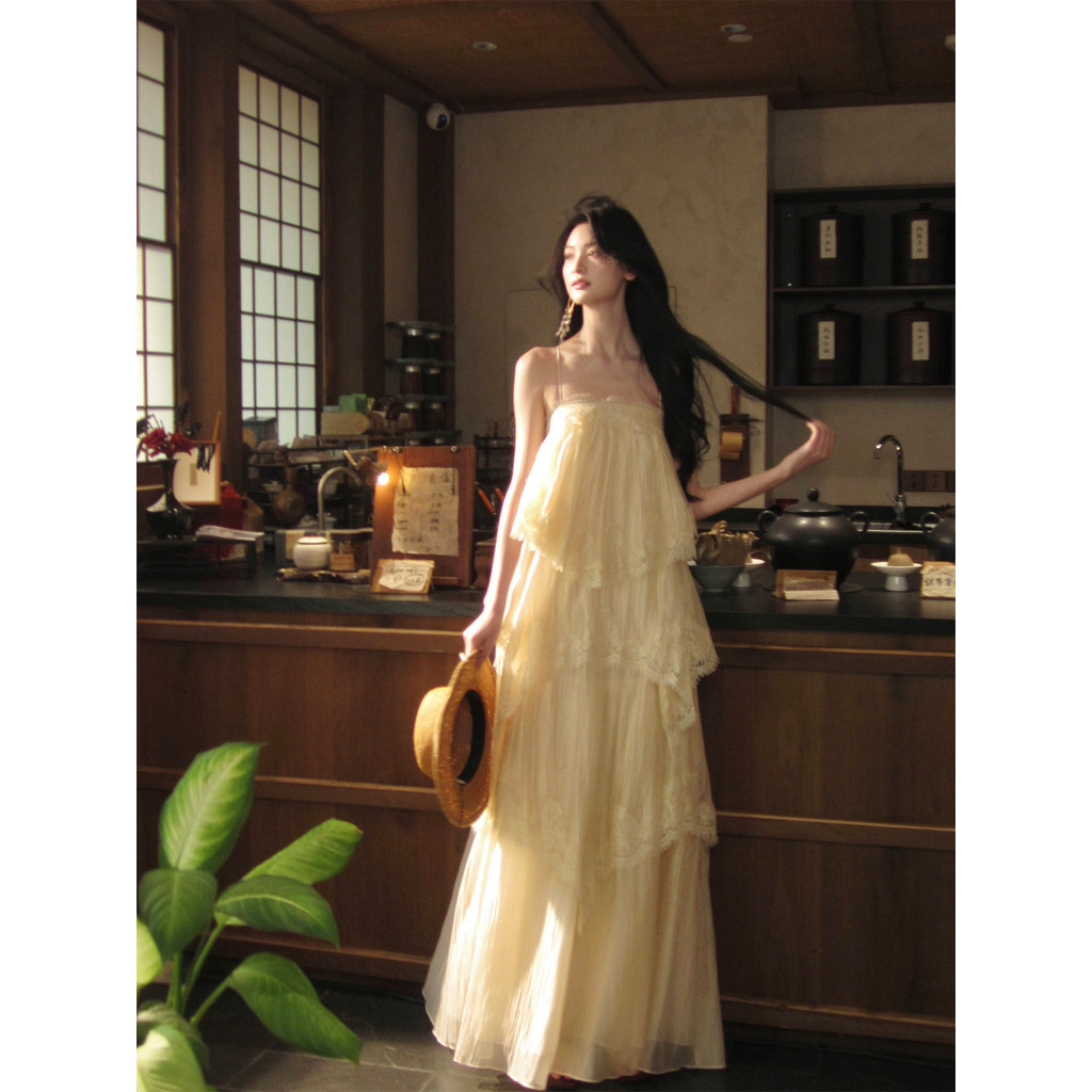 Đầm dây trà chiều ngọt ngào The Muse