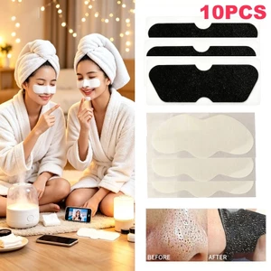 10 Miếng dán mũi mụn đầu đen dùng một lần Làm sạch sâu lỗ chân lông mặt