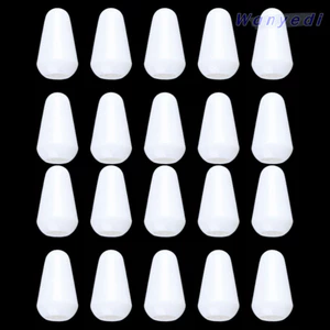 WANYEDI 20 Chiếc Đầu Công Tắc Đàn Guitar, Trắng / Vàng / Đen Đàn Guitar Nhựa Chuyển Đổi Đầu Chuyển Đổi, Phụ Kiện Đàn Guitar 5 Chiều Cao Cấp Phụ Kiện Đàn Guitar