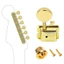 Phím điều chỉnh đàn guitar bán kín 15 1 Tỷ lệ bánh răng Hợp kim kẽm Đầu máy đàn guitar điện cho độ ổn định nâng cao