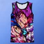 Dragon Ball Super Saiyan God Goku 3D In Tank Top, Anime Không Tay Áo Vest Mềm Thoáng Khí