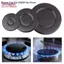 BORAGETE 1 Cái Top Fire Cover, Nắp đốt sắt lõm, Phụ kiện lò nướng 55 / 75 / 100MM bền bỉ Phụ kiện DIY